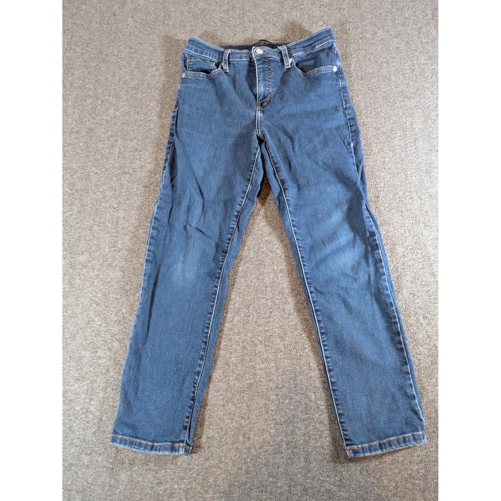 Banana Republic Jeans Women's 28P High Rise‎ Slim Stretch Medium Wash Blue Denim